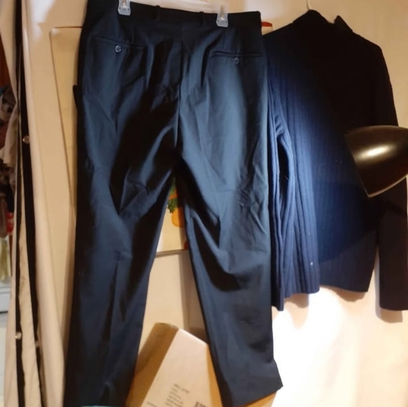 Men's Gala Black Stretch Dress Pant 36/30 Stetch Blend Lightweight - Picture 3 of 10